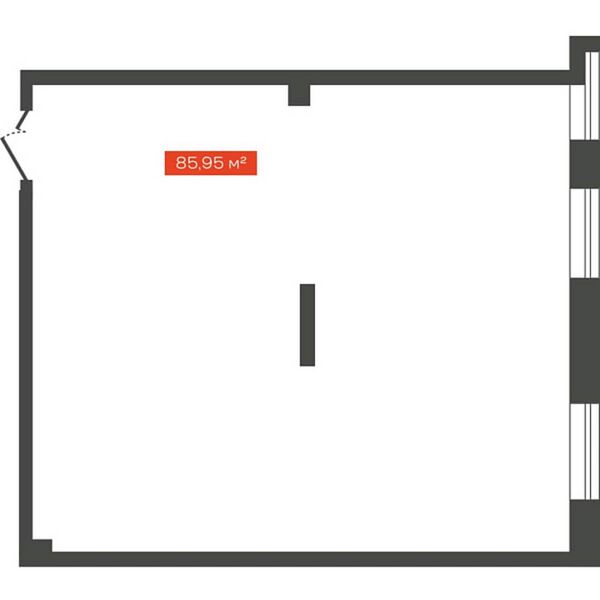 Файл:Freedom башня Б коммерческое помещение 85,95 м².jpg