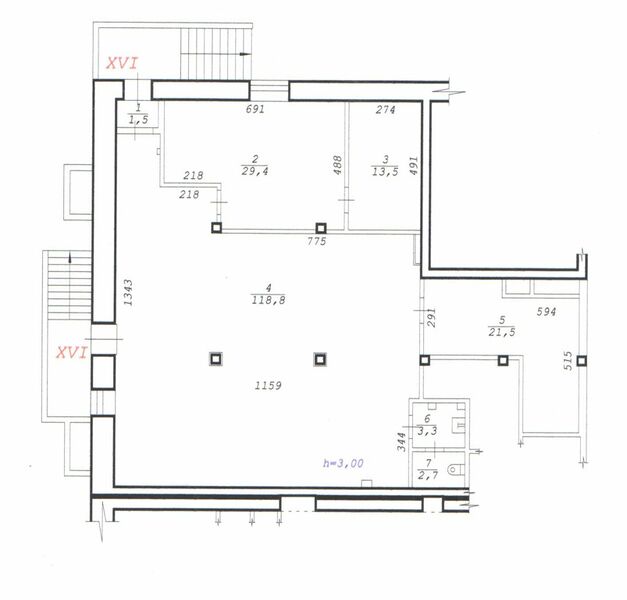 Файл:Октябрьская 34 (цоколь 190,7 м² план).jpg